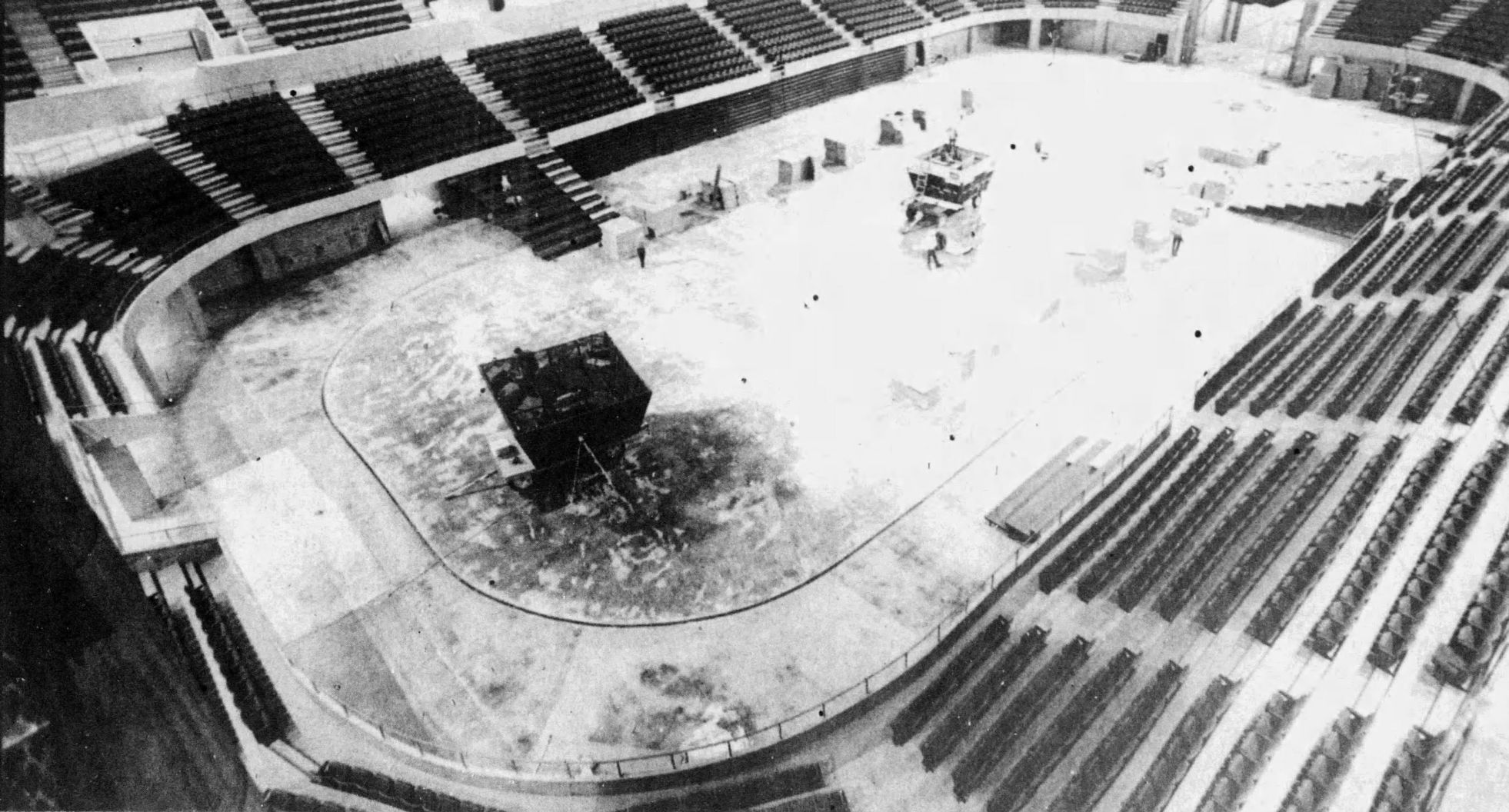 Metra ice installation, December 1975